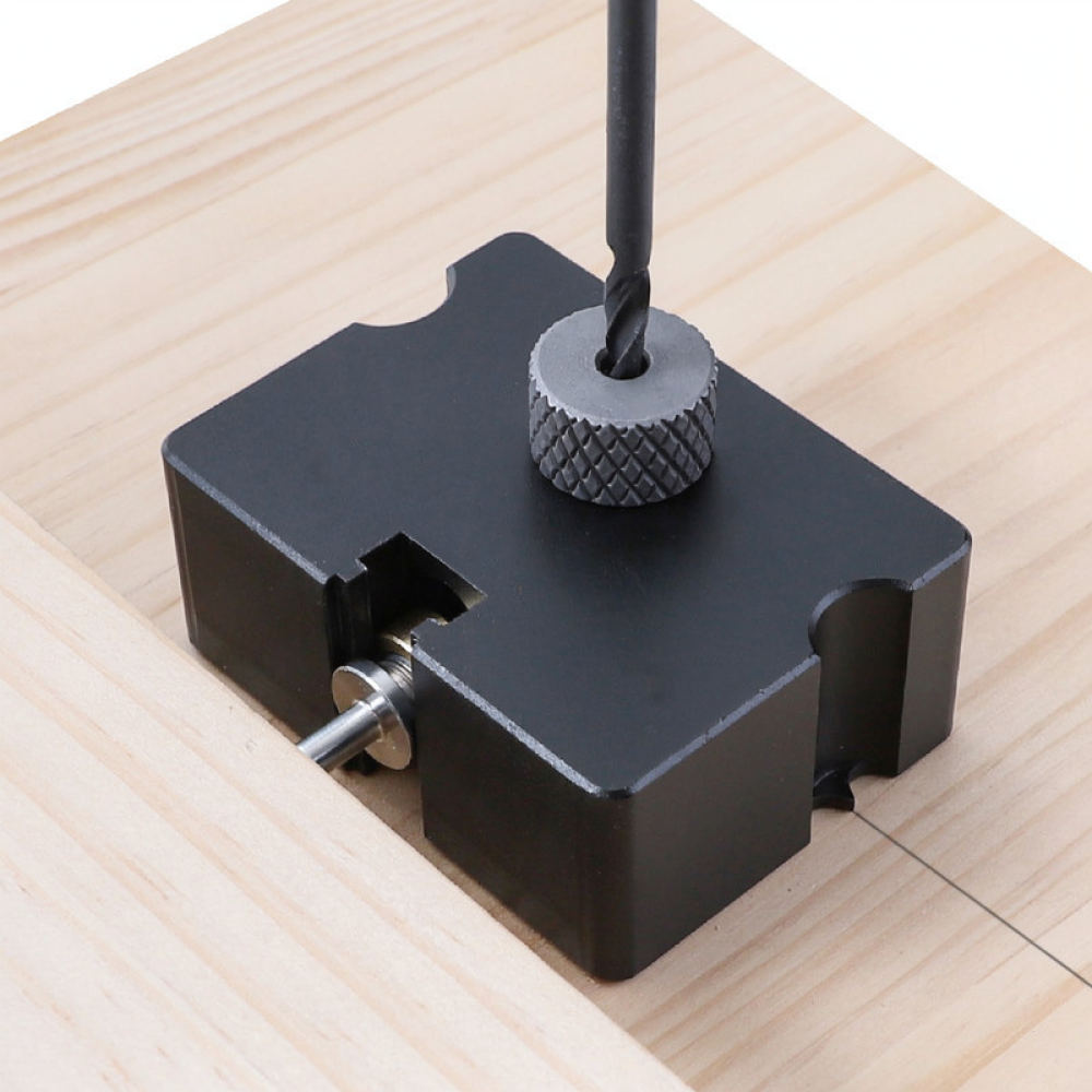 Furniture Hardware Jig - RUITOOL木工用ドリル工具、家具棚の金具取り付け用ジグに使用する、アルミニウム合金製の目立たないコネクター位置決め具。