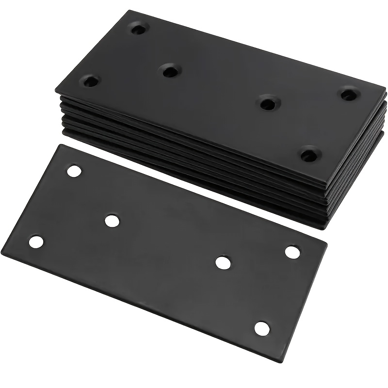 Furniture Hardware Manufacturer - 4個の家具ブラケット ステンレス鋼のフラットブレース バリなし 安全な取り扱い 簡単に取り付けられる食器棚キャビネットワードローブジョイント用