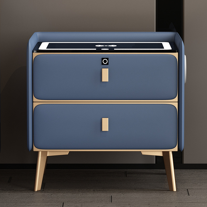 スマートな木製ナイトテーブル。モダンなデザインで、ワイヤレス - Furniture Hardware Manufacturer のレビューと価格