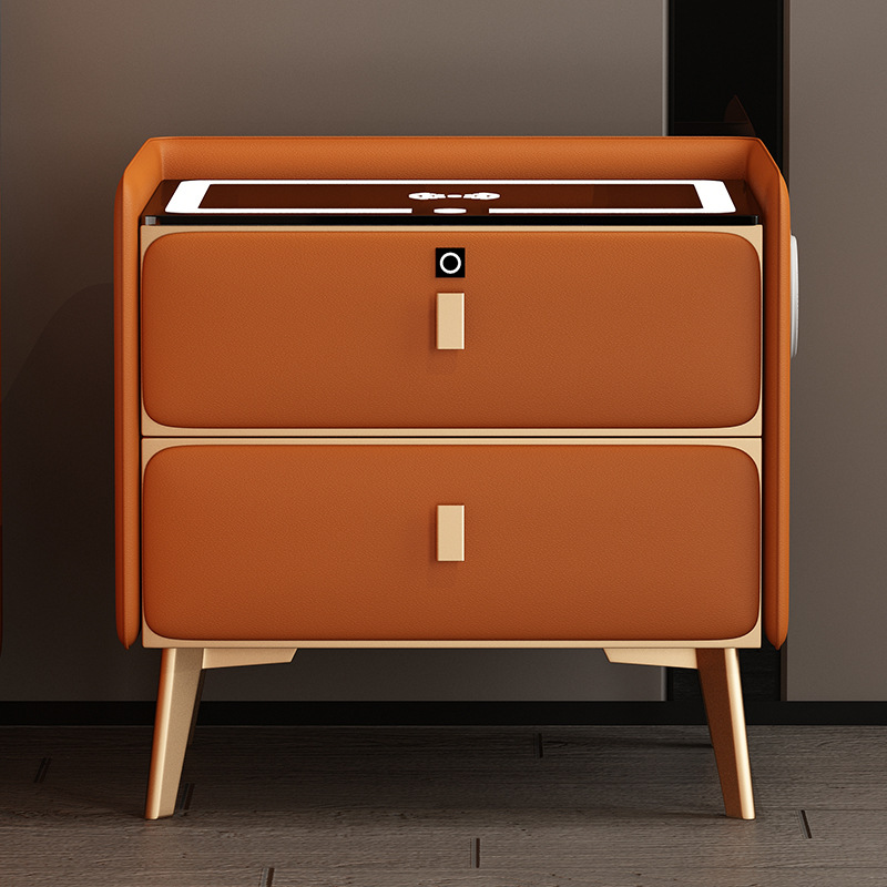 スマートな木製ナイトテーブル。モダンなデザインで、ワイヤレス - Furniture Hardware Manufacturer のレビューと価格